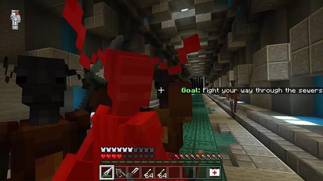Screenshot of the Minecraft Bedrock Marketplace product Area 51: Rescue Mission created by Razzleberries.