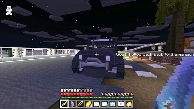 Screenshot of the Minecraft Bedrock Marketplace product Area 51: Rescue Mission created by Razzleberries.