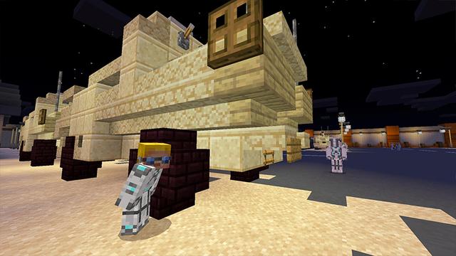 Screenshot of the Minecraft Bedrock Marketplace product Area 51: Rescue Mission created by Razzleberries.