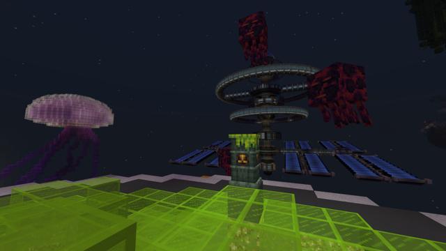 Screenshot of the Minecraft Bedrock Marketplace product Astrolink Survival created by Razzleberries.