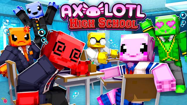 Thumbnail of the Minecraft Bedrock Marketplace product Axolotl High School created by Razzleberries.