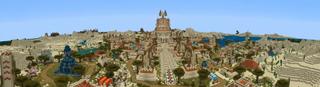Panorama of the Minecraft Bedrock Marketplace product Aymara created by Razzleberries.