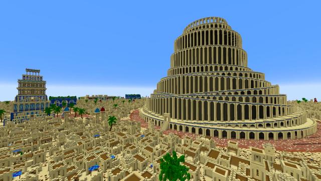 Screenshot of the Minecraft Bedrock Marketplace product Babylon created by Razzleberries.