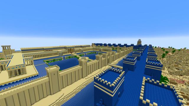 Screenshot of the Minecraft Bedrock Marketplace product Babylon created by Razzleberries.