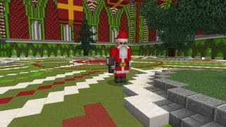 Screenshot of the Minecraft Bedrock Marketplace product Bad Santa created by Razzleberries.