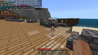 Screenshot of the Minecraft Bedrock Marketplace product Beach Bonfire created by Razzleberries.