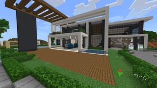 Screenshot of the Minecraft Bedrock Marketplace product Beachside Vacation Mansion created by Razzleberries.