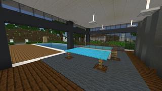 Screenshot of the Minecraft Bedrock Marketplace product Beachside Vacation Mansion created by Razzleberries.