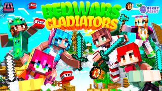 Thumbnail of the Minecraft Bedrock Marketplace product Bedwars Gladiators created by Razzleberries.