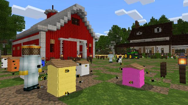 Screenshot of the Minecraft Bedrock Marketplace product Bees! created by Razzleberries.