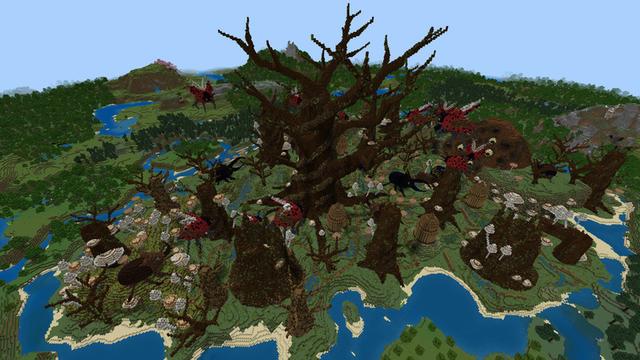 Screenshot of the Minecraft Bedrock Marketplace product Beetle Grove created by Razzleberries.
