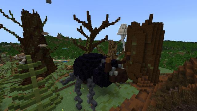 Screenshot of the Minecraft Bedrock Marketplace product Beetle Grove created by Razzleberries.