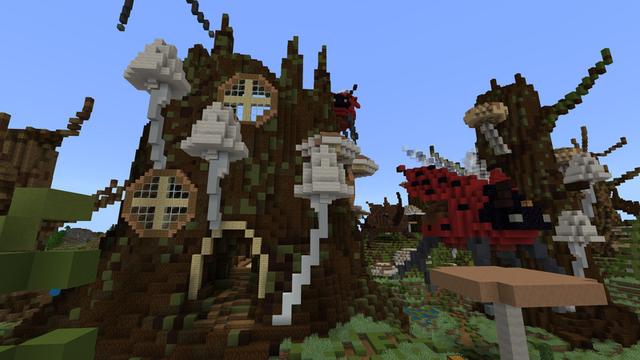 Screenshot of the Minecraft Bedrock Marketplace product Beetle Grove created by Razzleberries.
