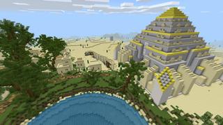 Screenshot of the Minecraft Bedrock Marketplace product Better Biomes: Desert created by Razzleberries.