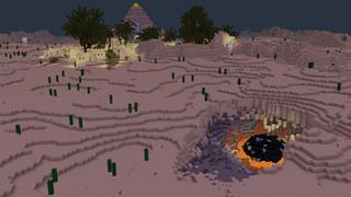 Screenshot of the Minecraft Bedrock Marketplace product Better Biomes: Desert created by Razzleberries.