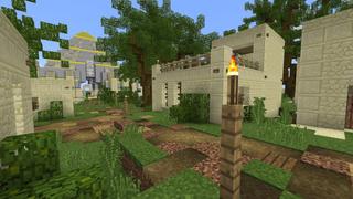 Screenshot of the Minecraft Bedrock Marketplace product Better Biomes: Desert created by Razzleberries.