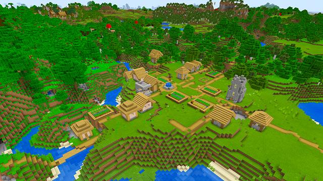 Screenshot of the Minecraft Bedrock Marketplace product Better Villages created by Razzleberries.