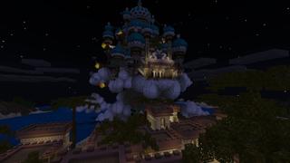 Screenshot of the Minecraft Bedrock Marketplace product Bhagaur: the Dream Clouds created by Razzleberries.