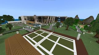 Screenshot of the Minecraft Bedrock Marketplace product Billionaire Vacation Island created by Razzleberries.