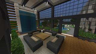 Screenshot of the Minecraft Bedrock Marketplace product Billionaire Vacation Island created by Razzleberries.