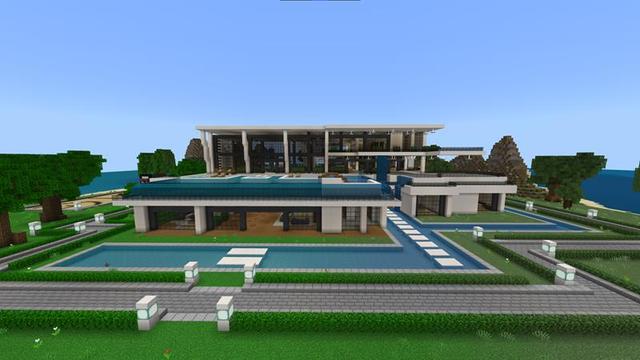 Screenshot of the Minecraft Bedrock Marketplace product Billionaire Vacation Island created by Razzleberries.