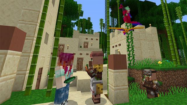 Screenshot of the Minecraft Bedrock Marketplace product Birds of Paradise created by Razzleberries.