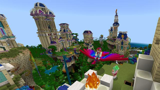 Screenshot of the Minecraft Bedrock Marketplace product Birds of Paradise created by Razzleberries.