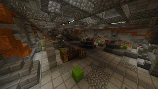 Screenshot of the Minecraft Bedrock Marketplace product BlackIron Bunker created by Razzleberries.