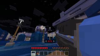 Screenshot of the Minecraft Bedrock Marketplace product Blaster Weapons created by Razzleberries.