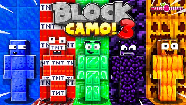 Thumbnail of the Minecraft Bedrock Marketplace product Block Camo! 3 created by Razzleberries.