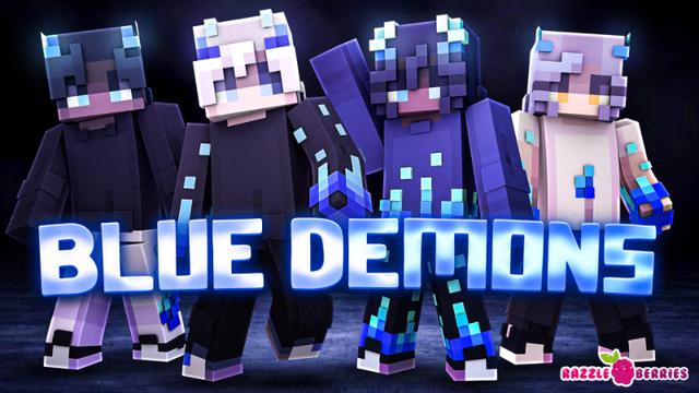 Thumbnail of the Minecraft Bedrock Marketplace product Blue Demons created by Razzleberries.