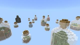 Screenshot of the Minecraft Bedrock Marketplace product Bottles n' Biomes created by Razzleberries.