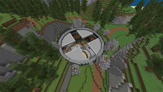 Screenshot of the Minecraft Bedrock Marketplace product Boxic's Big Bunker created by Razzleberries.