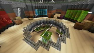Screenshot of the Minecraft Bedrock Marketplace product Boxic's Big Bunker created by Razzleberries.