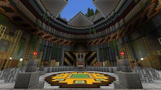 Screenshot of the Minecraft Bedrock Marketplace product Boxic's Big Bunker created by Razzleberries.