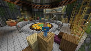 Screenshot of the Minecraft Bedrock Marketplace product Boxic's Big Bunker created by Razzleberries.