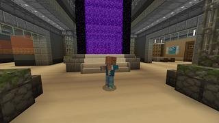Screenshot of the Minecraft Bedrock Marketplace product Boxic's Big Bunker created by Razzleberries.