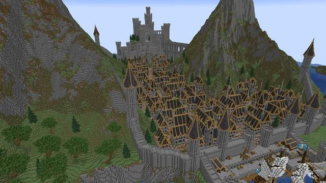 Screenshot of the Minecraft Bedrock Marketplace product Cair Tilos Medieval Island created by Razzleberries.