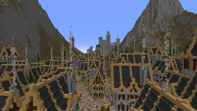 Screenshot of the Minecraft Bedrock Marketplace product Cair Tilos Medieval Island created by Razzleberries.