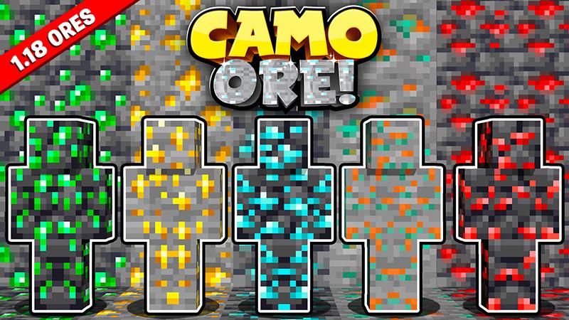 Camo Ore! by Razzleberries | CHUNK - Minecraft Bedrock Marketplace Explorer