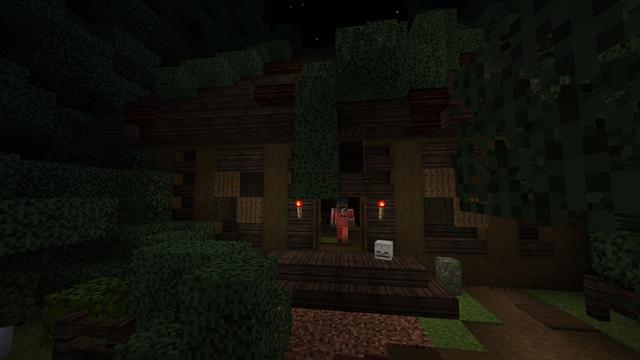 Screenshot of the Minecraft Bedrock Marketplace product Camp Fear created by Razzleberries.
