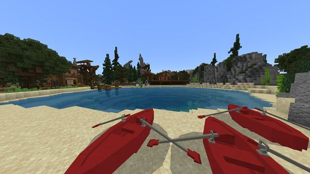 Screenshot of the Minecraft Bedrock Marketplace product Camp Retreat created by Razzleberries.