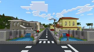 Screenshot of the Minecraft Bedrock Marketplace product Car City created by Razzleberries.