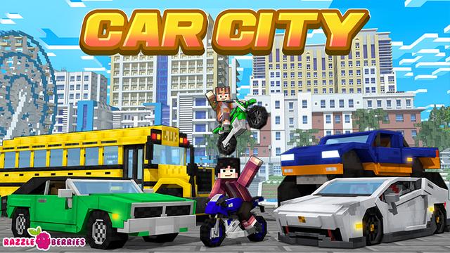 Thumbnail of the Minecraft Bedrock Marketplace product Car City created by Razzleberries.