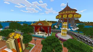 Screenshot of the Minecraft Bedrock Marketplace product Carnival created by Razzleberries.