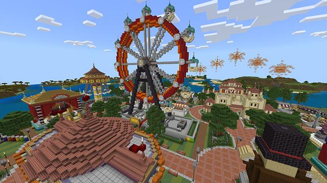Screenshot of the Minecraft Bedrock Marketplace product Carnival created by Razzleberries.