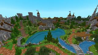 Screenshot of the Minecraft Bedrock Marketplace product Castle of Dranuvia created by Razzleberries.