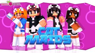 Thumbnail of the Minecraft Bedrock Marketplace product Cat Maids created by Razzleberries.