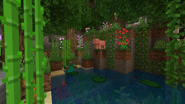 Screenshot of the Minecraft Bedrock Marketplace product Caveblock created by Razzleberries.