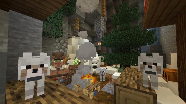Screenshot of the Minecraft Bedrock Marketplace product Caveblock created by Razzleberries.